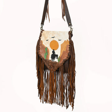 American Darling Crossbody Full Grain Genuine Leather Western Women Bag | Handbag Purse Bags for Cute